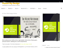 Tablet Screenshot of flauntmydesign.com